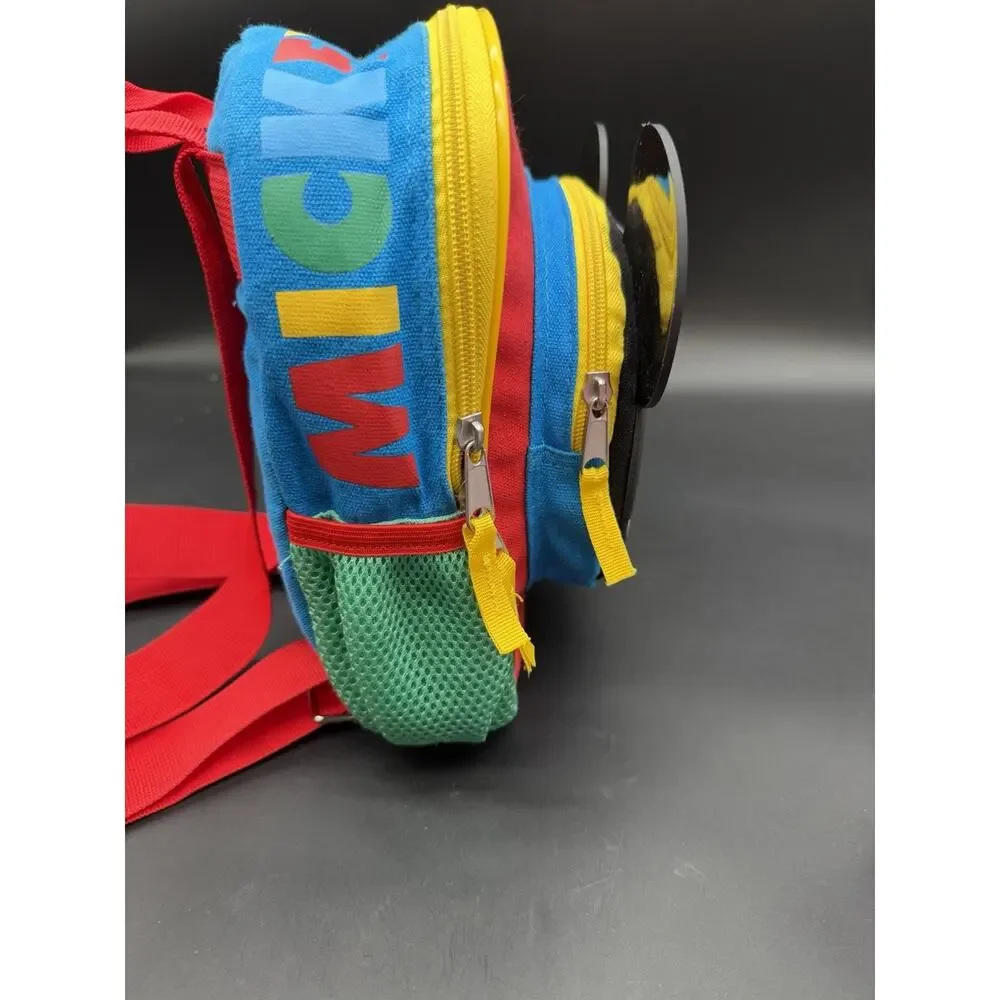 Disney Mickey Mouse Kids Mini Backpack 3D Face Ears Red Blue Target 2021